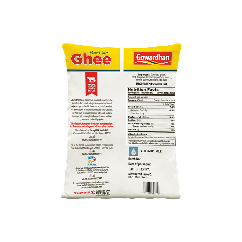 Gowardhan Pure Cow Ghee