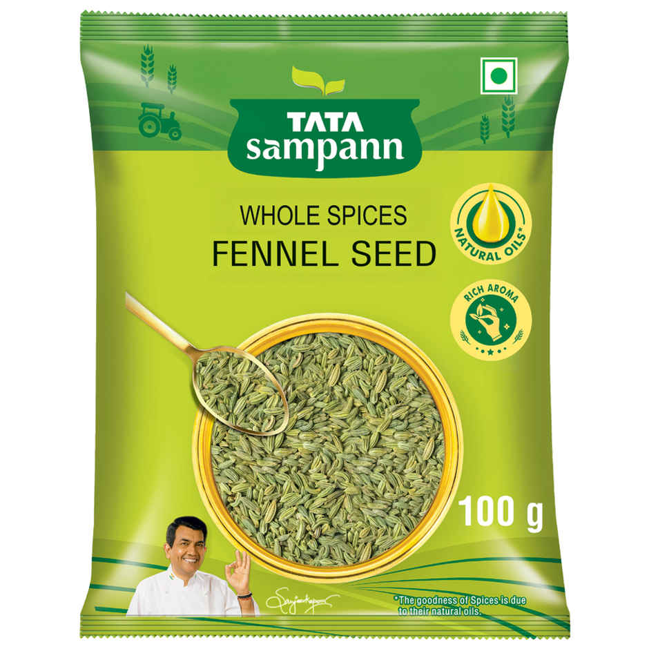 Tata Sampann Fennel Seed (Saunf) | Whole Spices, Natural Oils with Rich Aroma