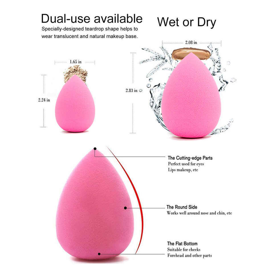 Bronson Professional Beauty Blender Sponge | Color May Vary