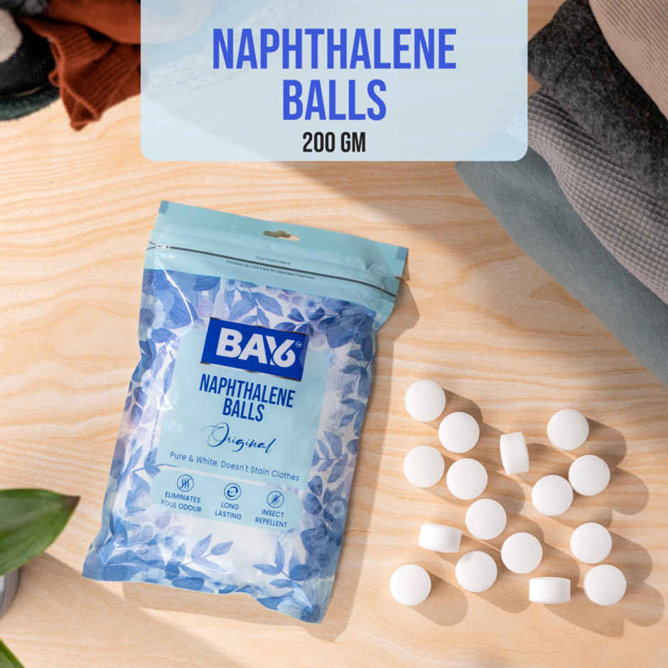 BAY6 Naphthalene Balls Insect Repellent Long Lasting
