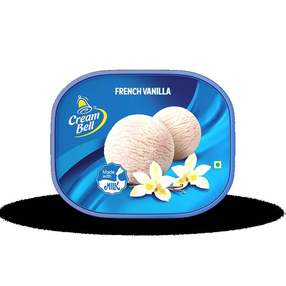Cream Bell French Vanilla Ice Cream Tub | Smooth & Enjoyable