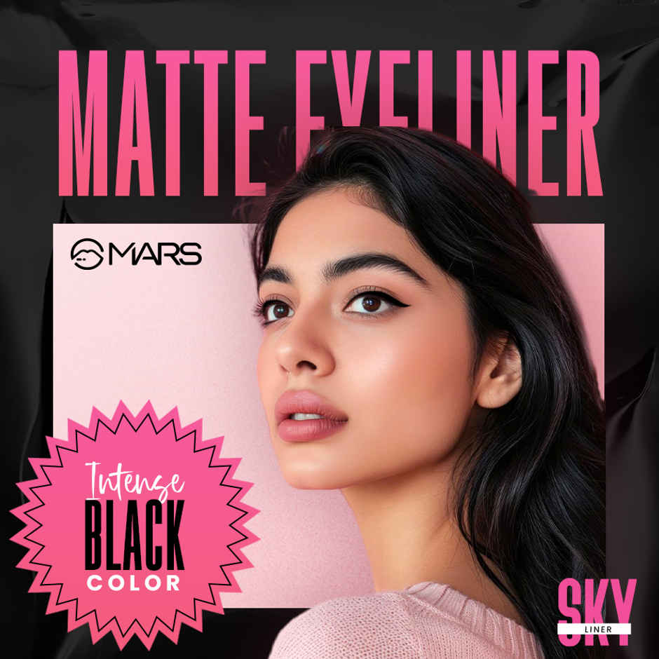 MARS Cosmetics Skyliner Liquid Matte Eyeliner | Black