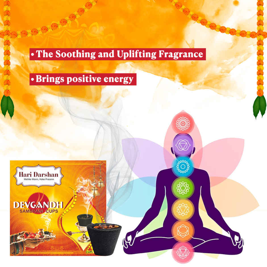 Hari Darshan Devgandh Sambrani Cups | 12 pcs