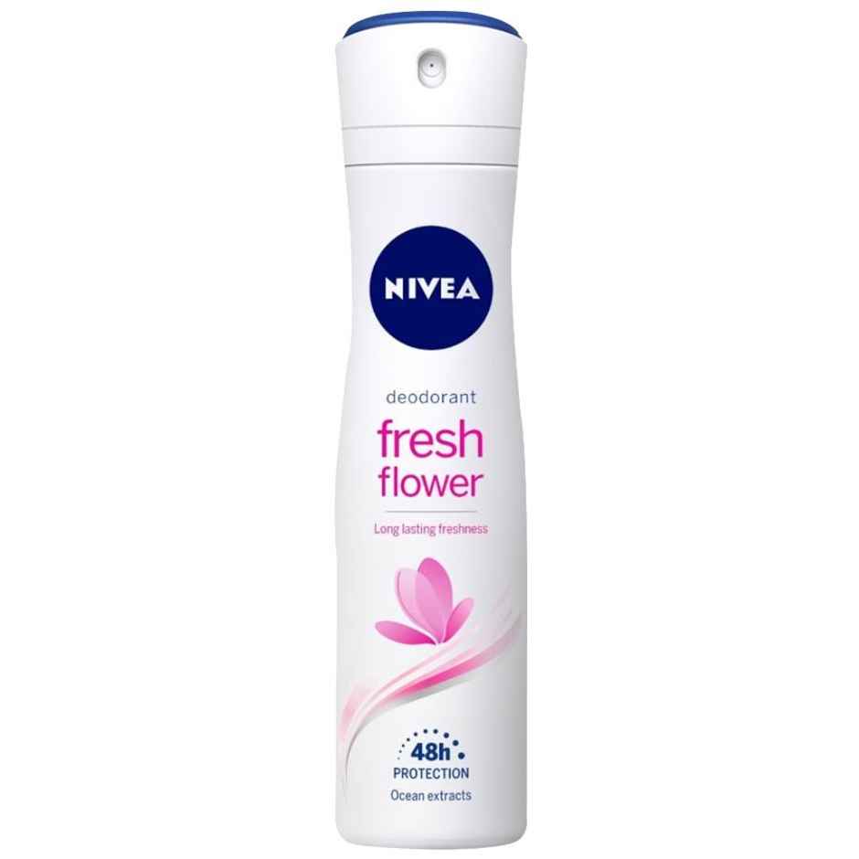Nivea Fresh Flower Women Deodorant - Long Lasting Freshness & 48H Protection