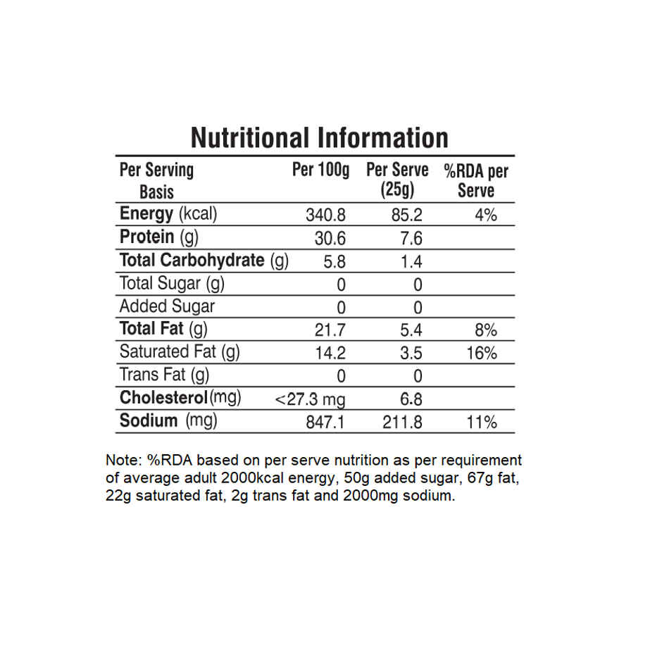 Nutoras Parmesan Cheese- Block