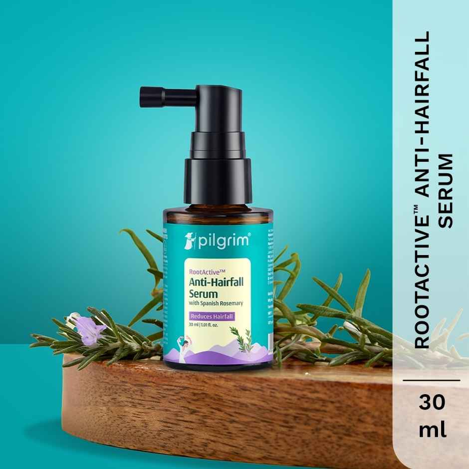 Pilgrim Rootactive Anti-hairfall Serum With Spanish Rosemary Strengthens Hair Roots
