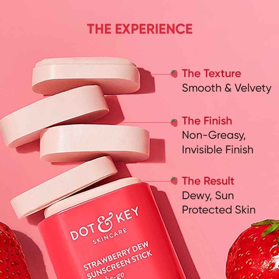 Dot & Key Strawberry Dew SPF 50 Sunscreen Stick On-The-Go