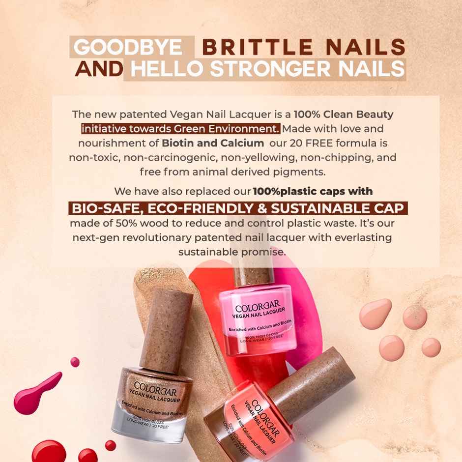 Colorbar Vegan Nail Lacquer- Oh My Bling