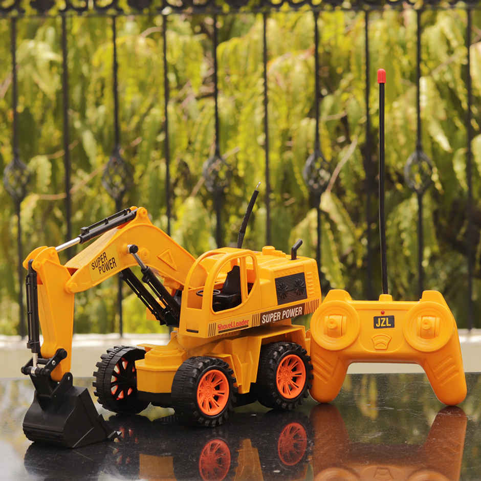 Fablue Remote-Controlled JCB Digger Truck Toy for Kids - Realistic Construction Vehicle For Kids