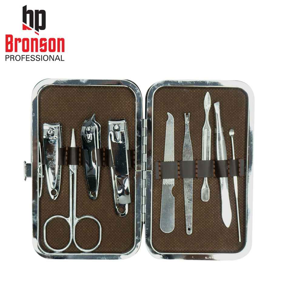 Bronson Professional Manicure Pedicure Kit 9 IN 1