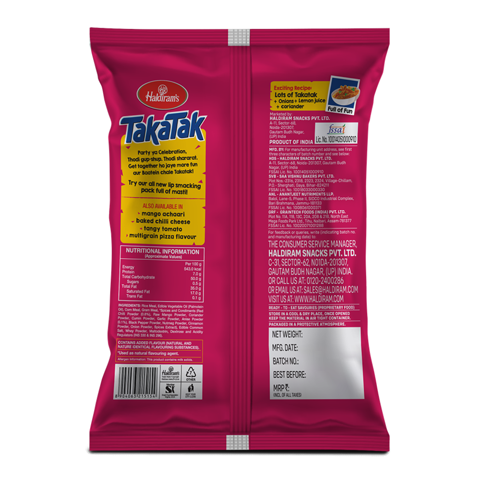 Haldiram Takatak Combo