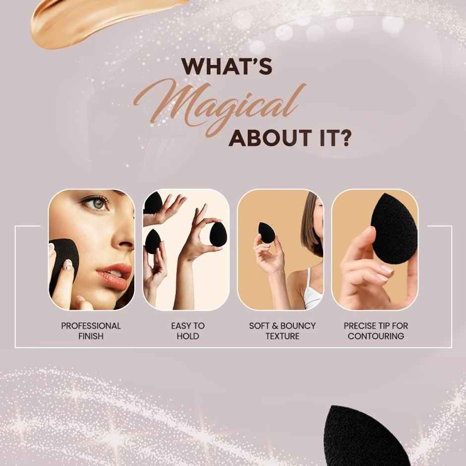 Colorbar Blend-Itude Beauty Blender - Black