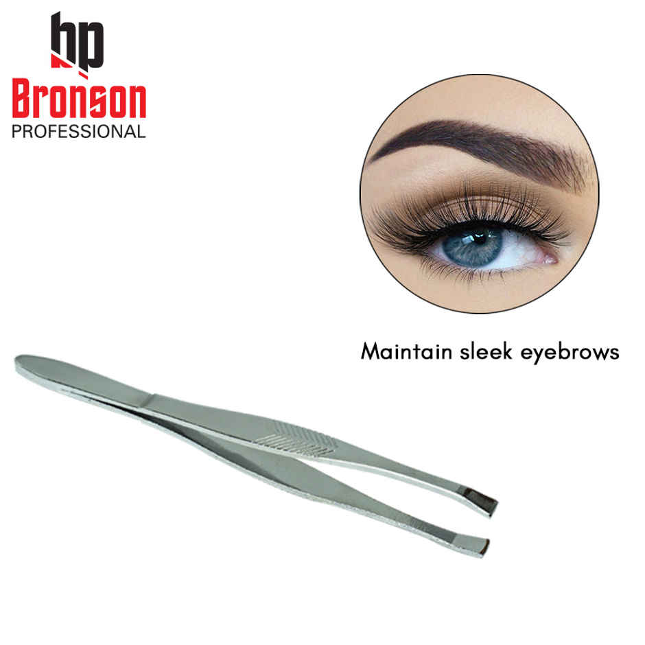 Bronson Professional Tweezer Plucker With Square Tip