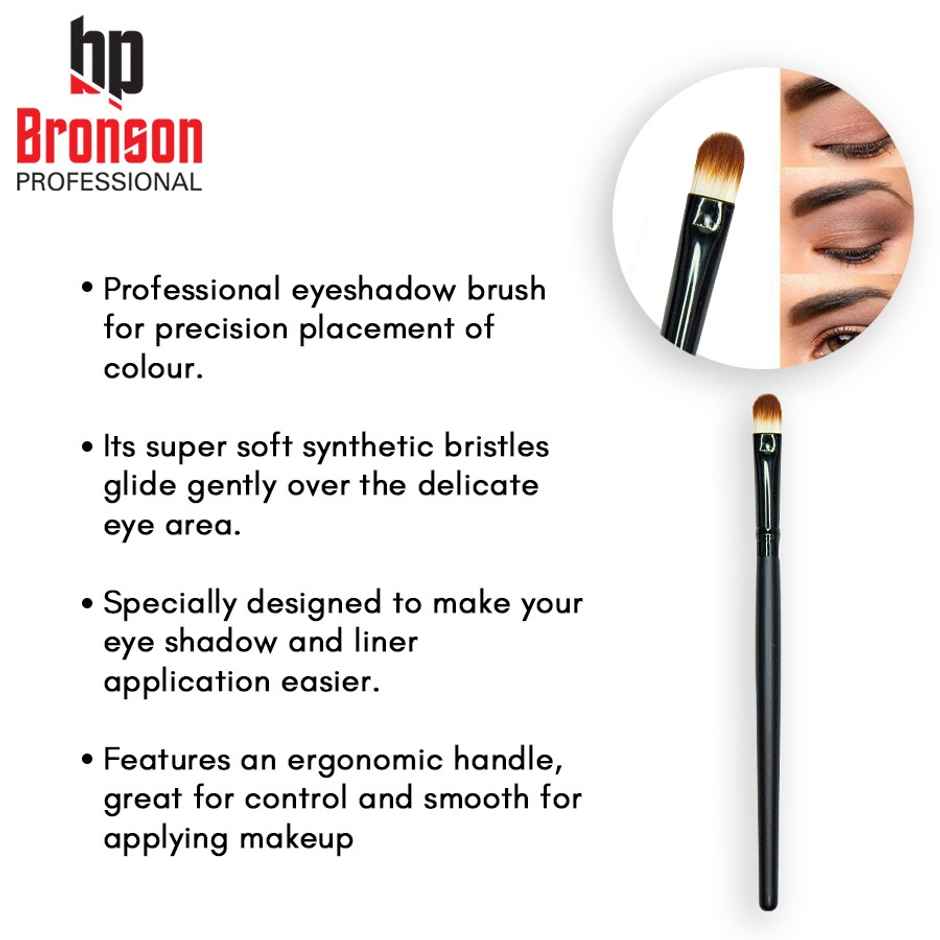 Bronson Professional Eyeshadow Blending Brush with Soft Bristles For Eye Makeup