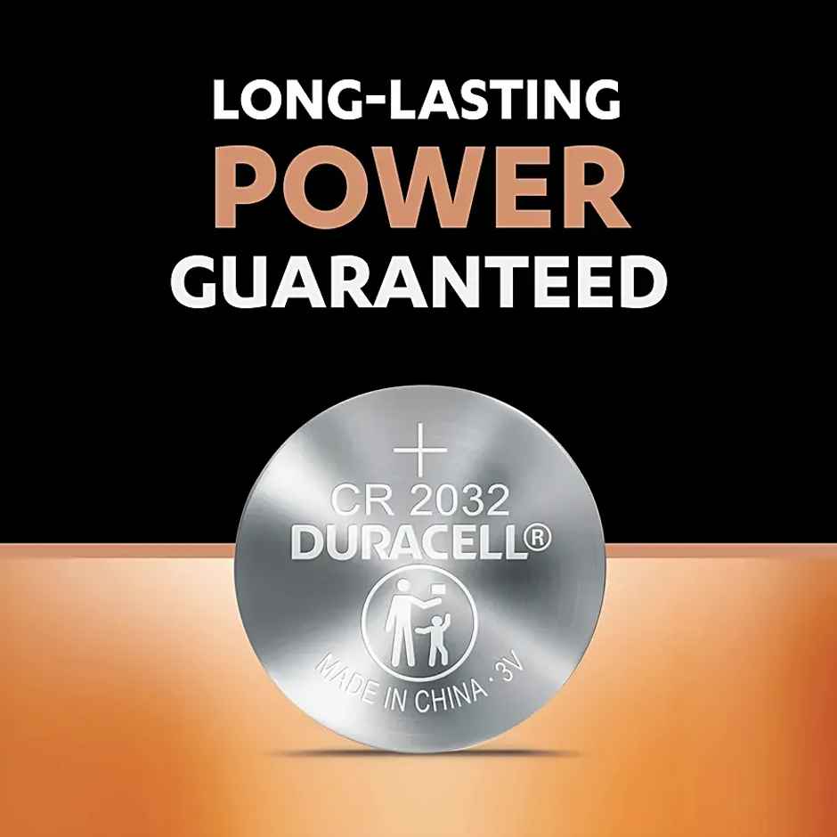Duracell 3V Lithium Coin Battery|CR2032 |Pack of 2
