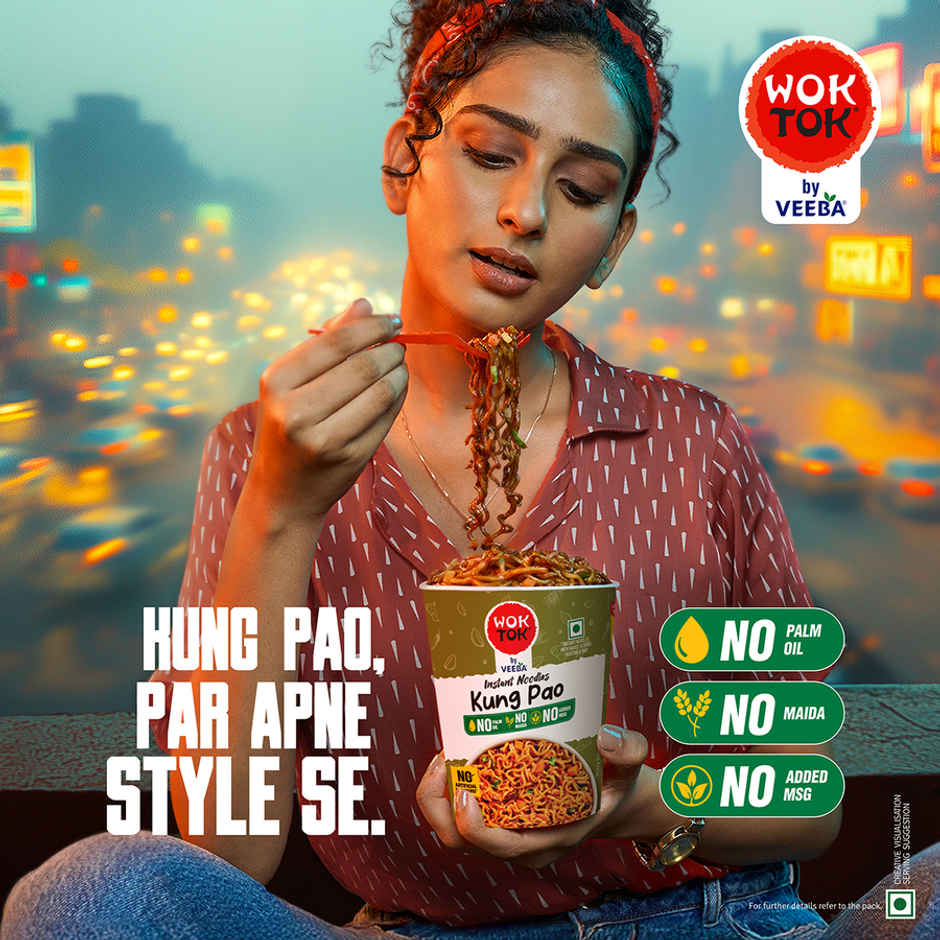 Wok Tok by Veeba Instant Cup Noodles Kung Pao