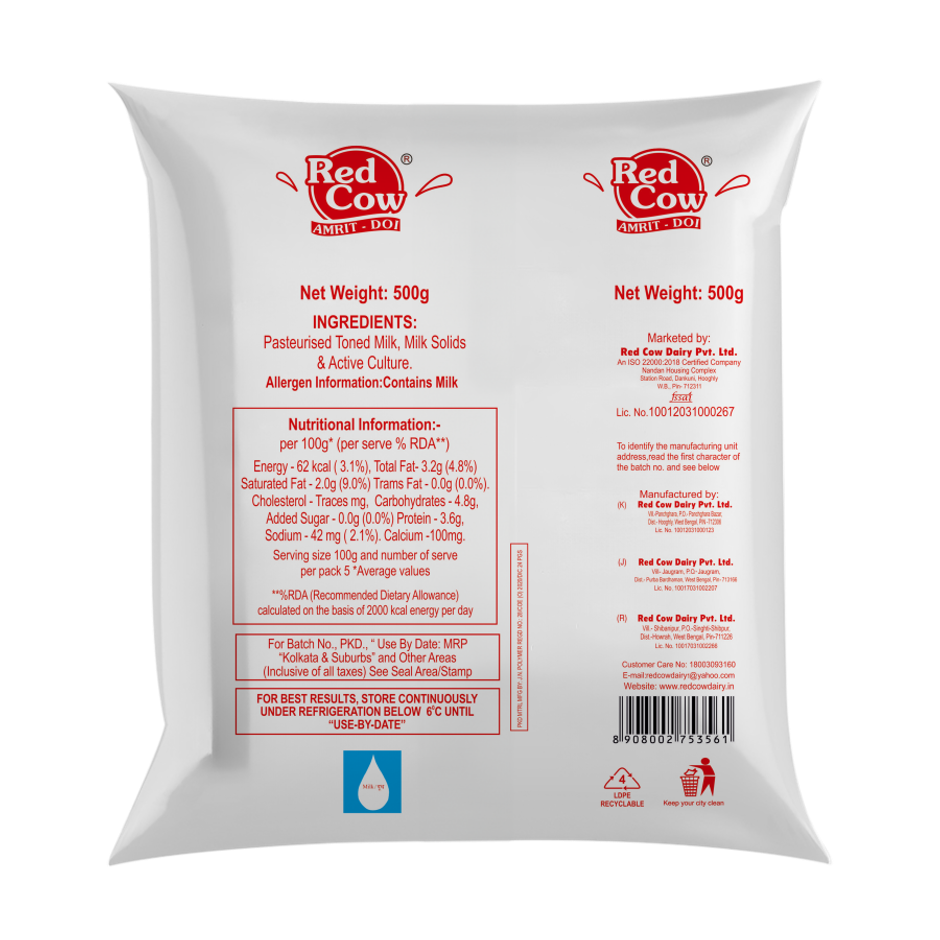 Red Cow Amrit Pouch Doi