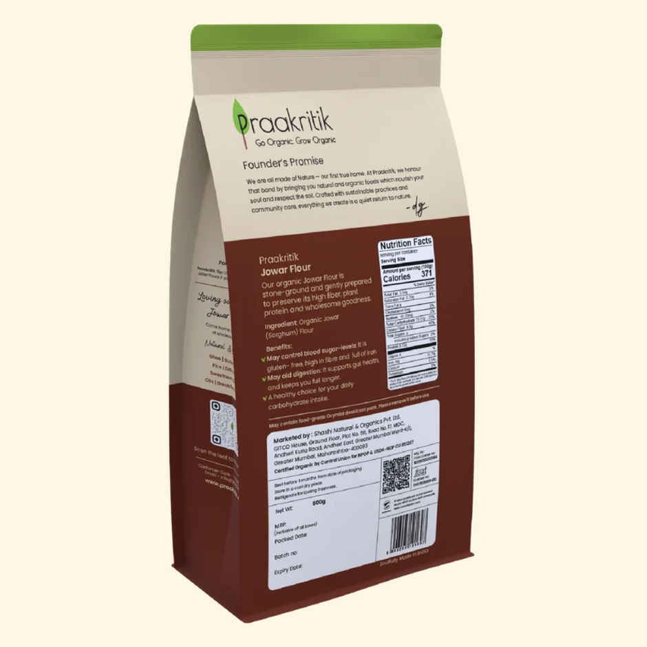 Praakritik Organic Jowar Atta