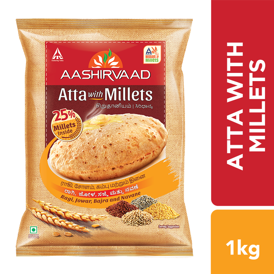 Aashirvaad Atta With Millets