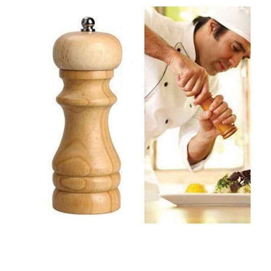 Petals Wooden Pepper Spice Miller Salt and Spice Grinder | 17 Cm/6.5 Inch