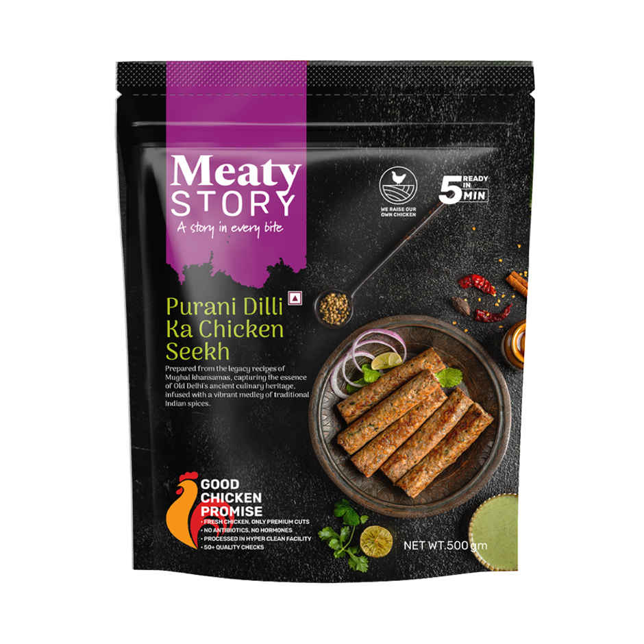 Meaty Story Purani Dilli Ka Chicken Seekh Kebab