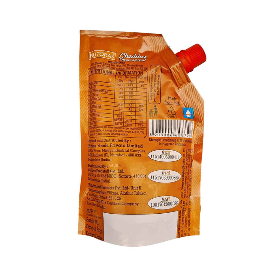 Nutoras Cheddar Cheese Spread