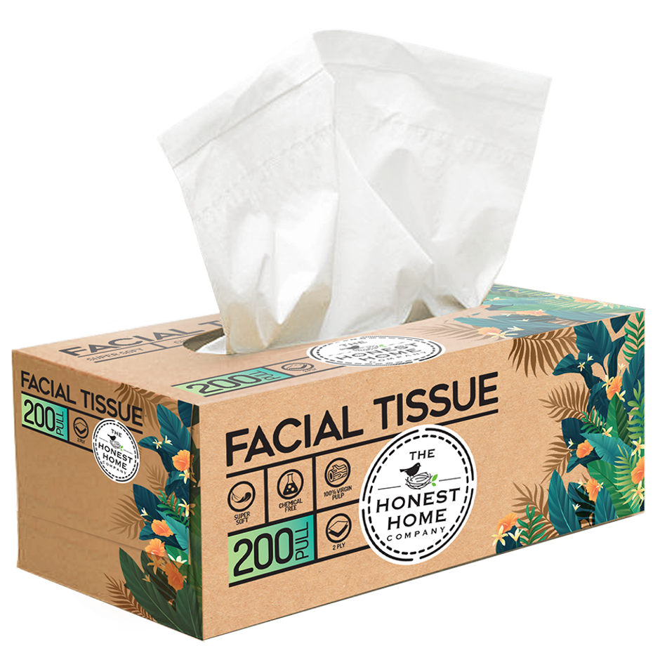 The Honest Home Company Facial Tissue Box - 200 Pulls