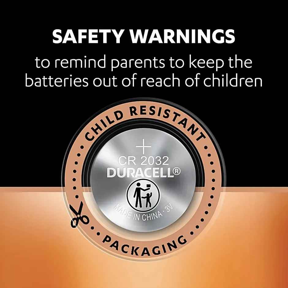 Duracell 3V Lithium Coin Battery|CR2032 |Pack of 2