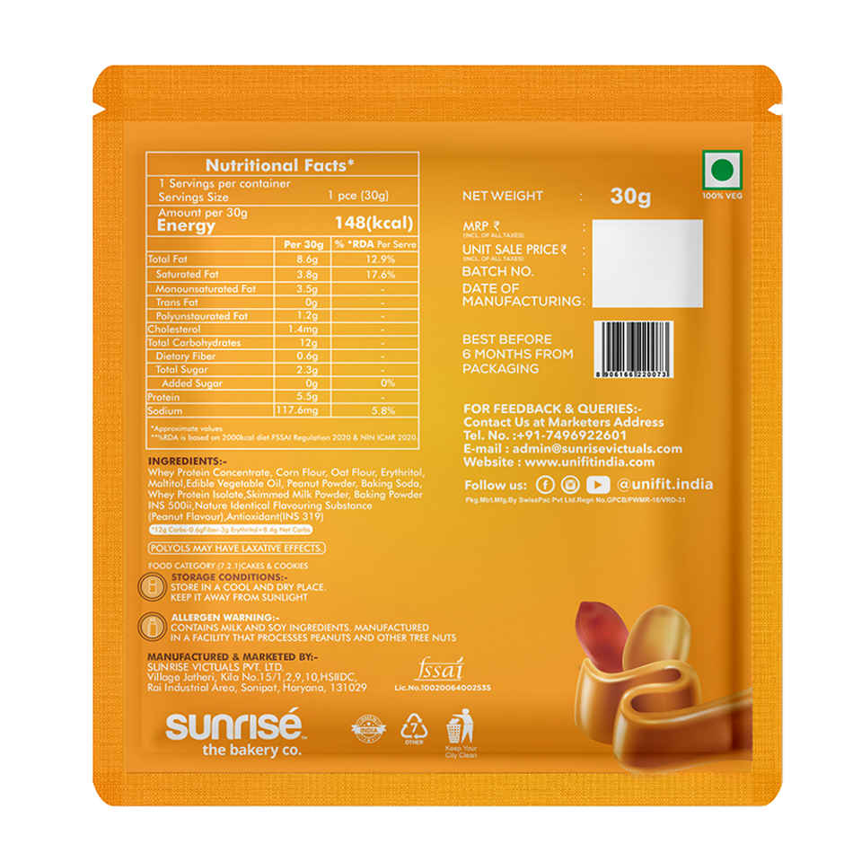 Unifit Peanut Butter Cookies | Nutritious and Crunchy