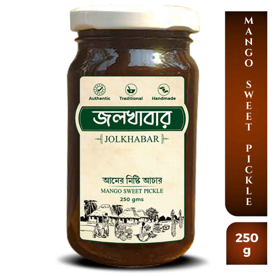 Jolkhabar Aam R Misti Achar Mango Sweet Pickle Aam Ka Mitha Achar