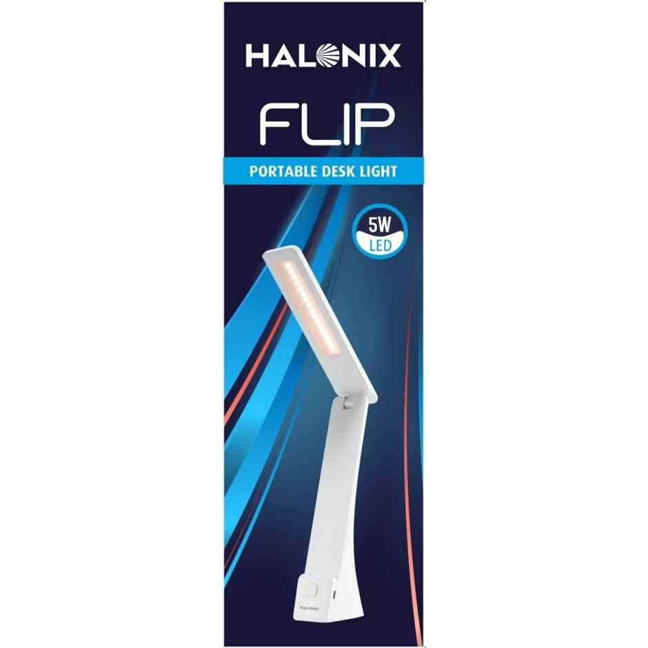 Halonix Flip 5w Table Lamp With 3 Lighting Modes.
