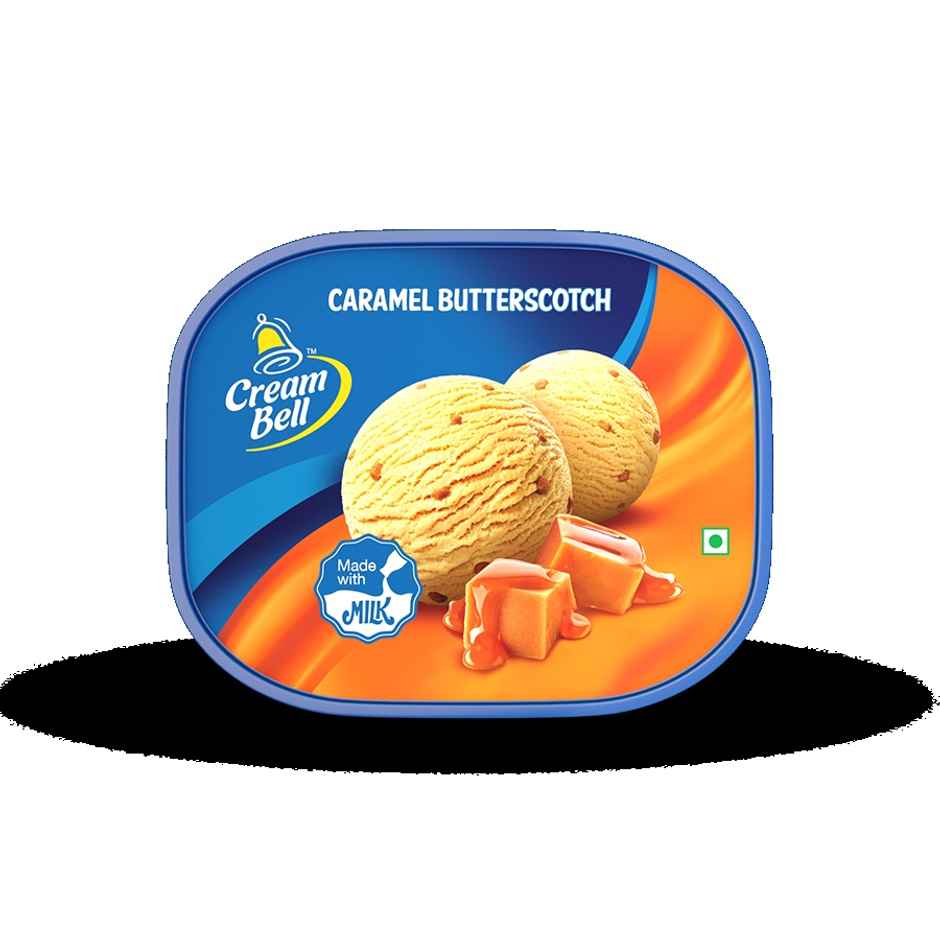 Cream Bell Caramel Butterscotch Ice Cream Tub