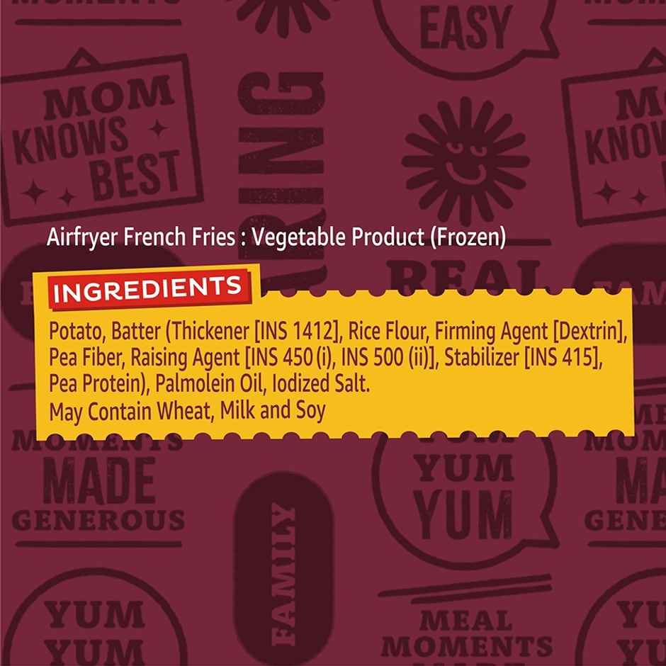 Mccain Airfryer French Fries | Crispy Snack