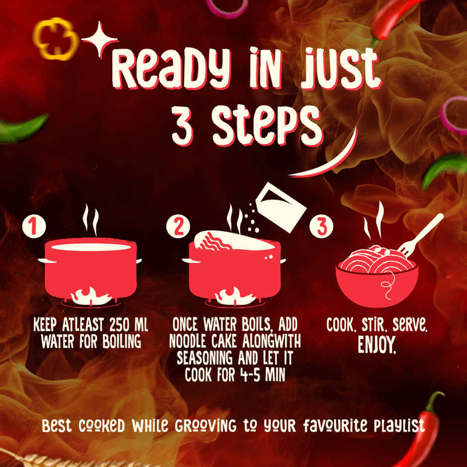 Wickedgud Fiery 2X Spicy Korean Noodles