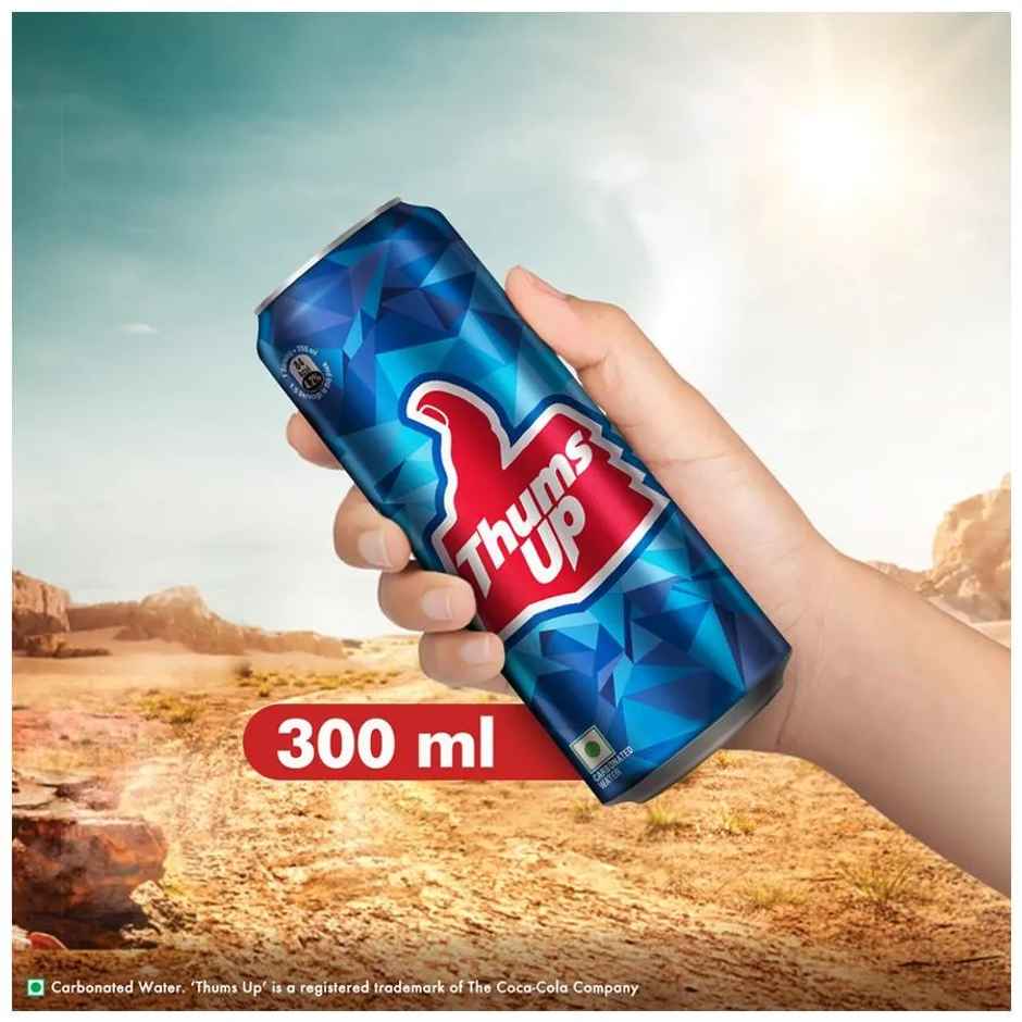 Thums Up Soft Drink Can | Carbonated Beverage Combo