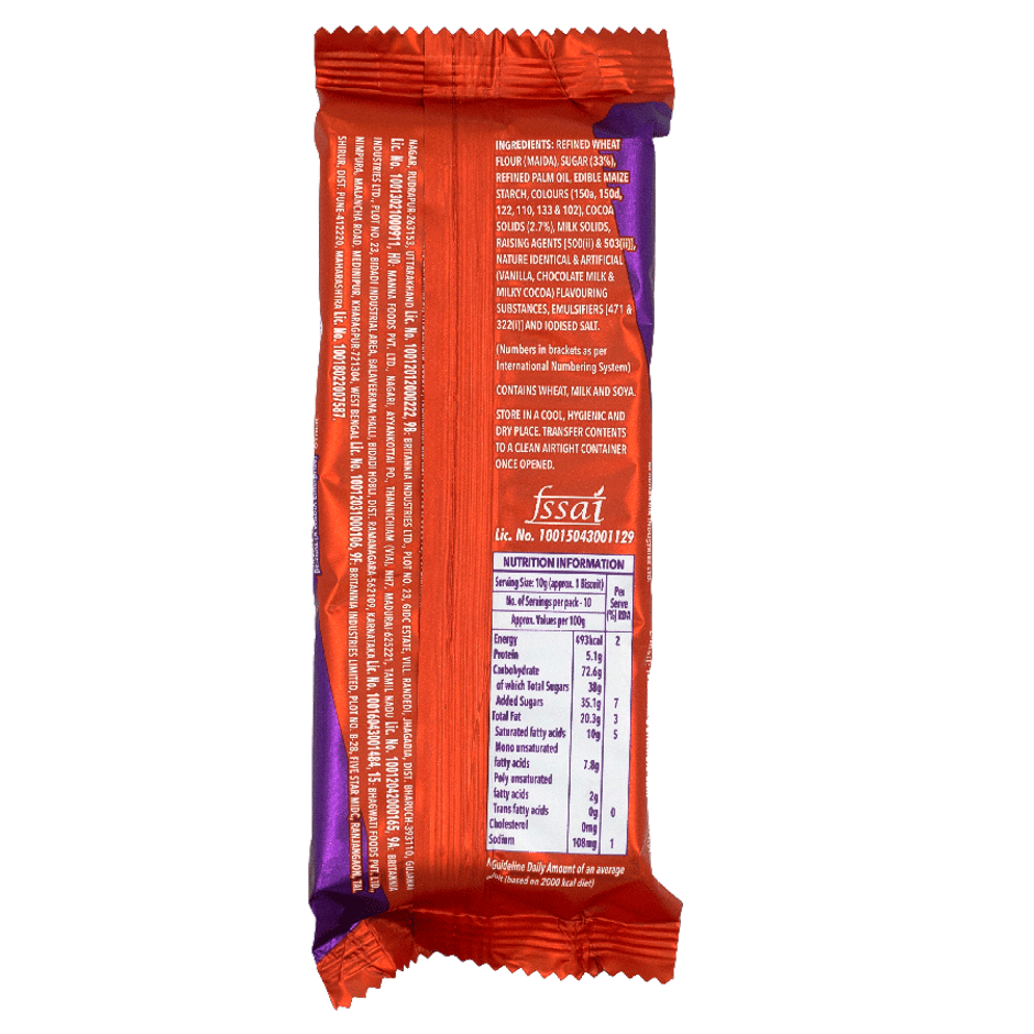 Britannia Bourbon Chocolate Cream Biscuit