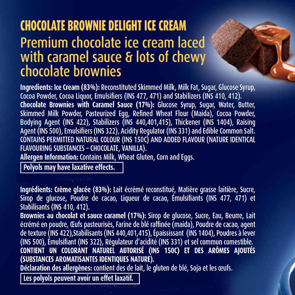 London Dairy Choco Brownie Delight Ice Cream Tub