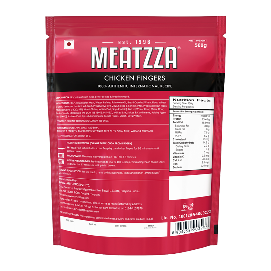 Meatzza Chicken Fingers