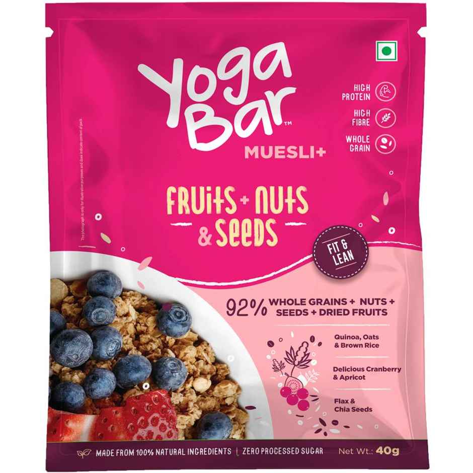 Yoga Bar Wholegrain Breakfast Muesli - Dried Fruits + Nuts + Seeds