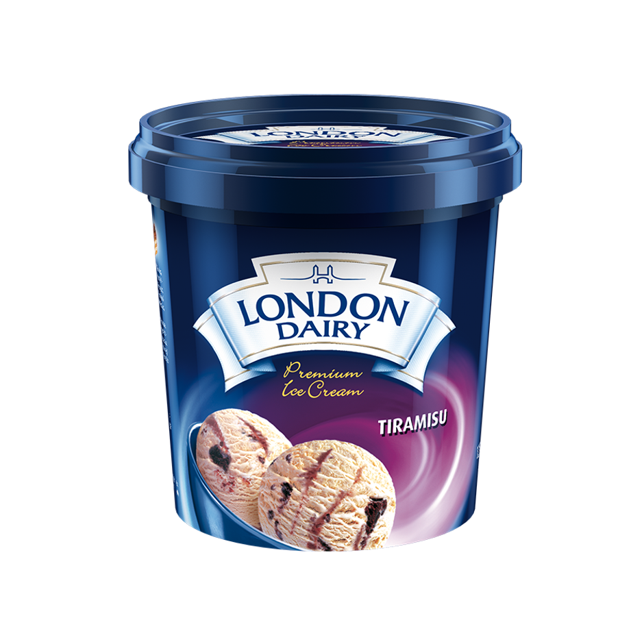 London Dairy Tiramisu Ice Cream Cup Combo
