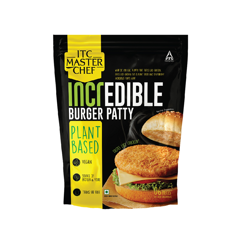 ITC Master Chef Incredible Plant Based Burger Patty
