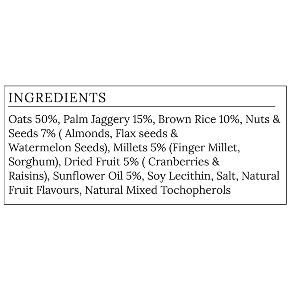 Monsoon Harvest, Crunchy Muesli - Fruits, Nuts & Seeds