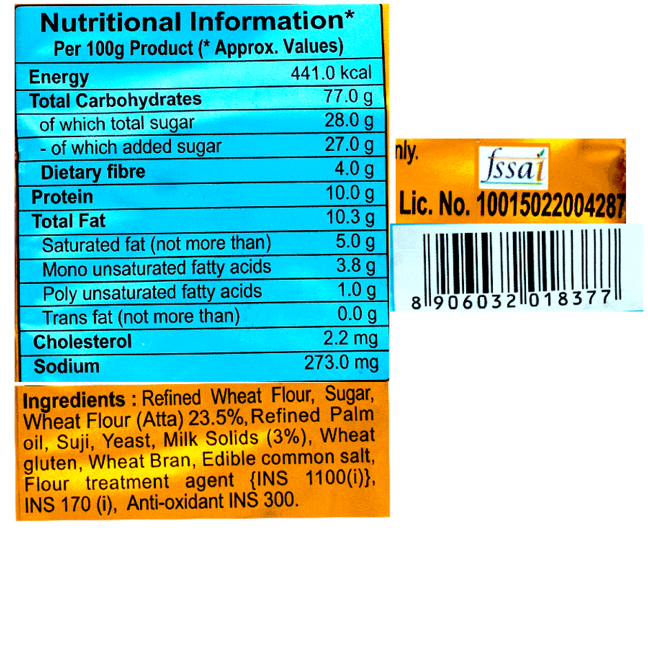 Patanjali Atta Doodh Rusk