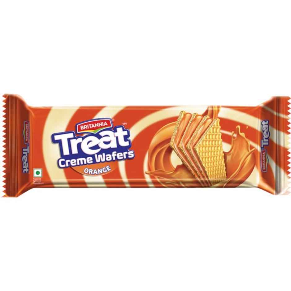 Britannia Treat Creme Wafers-Orange