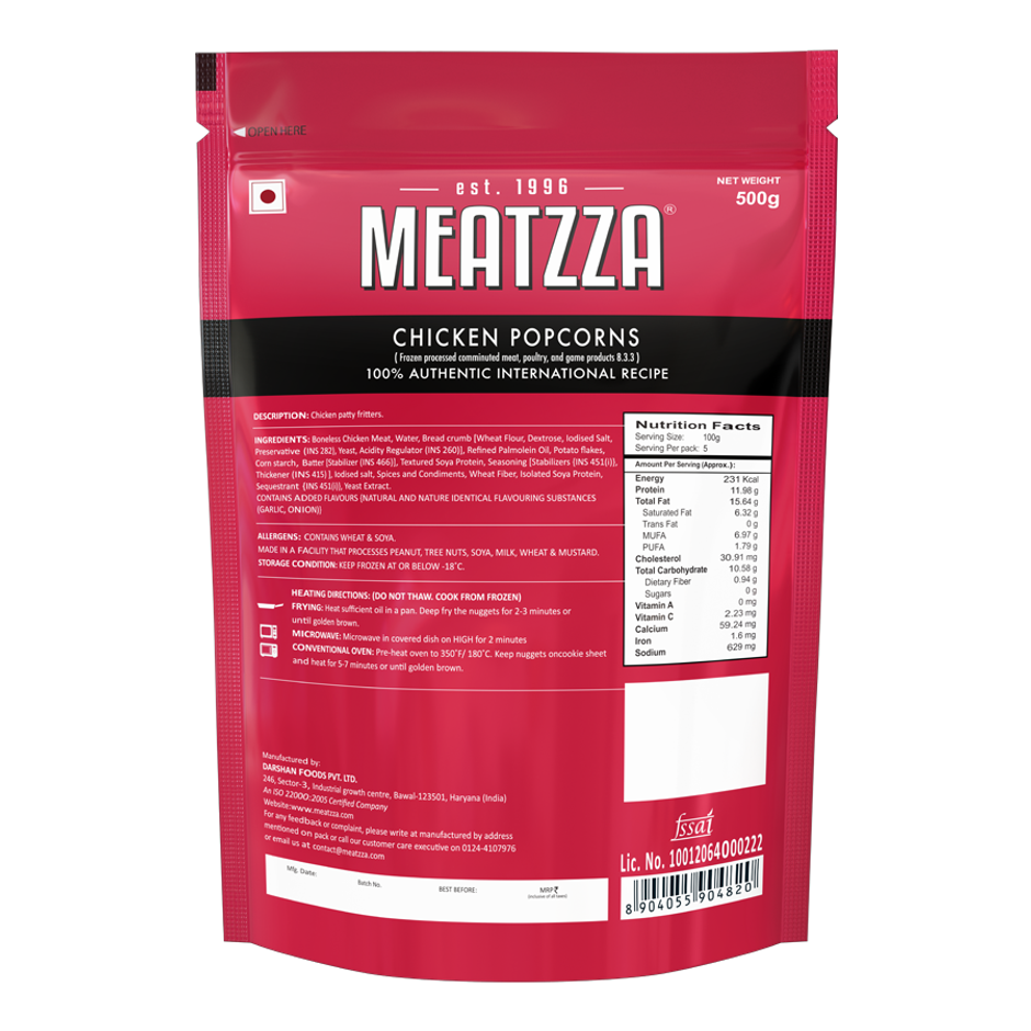 Meatzza Chicken Popcorn