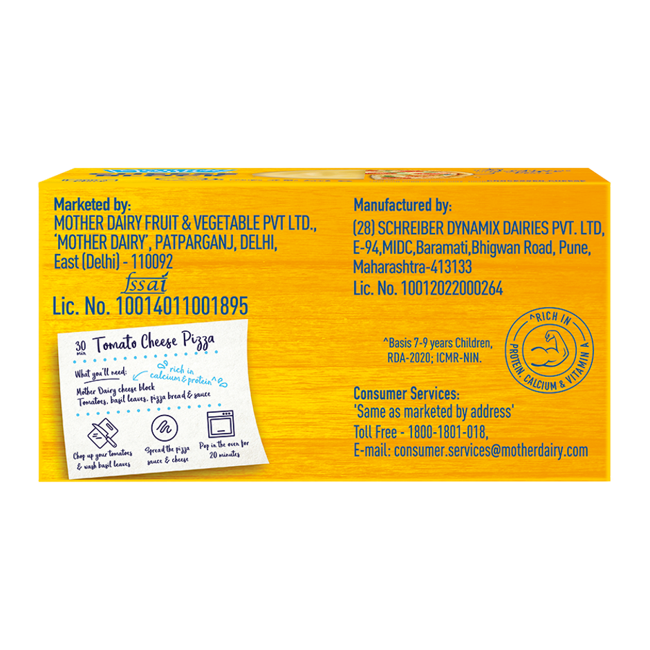 Mother Dairy Cheese Block