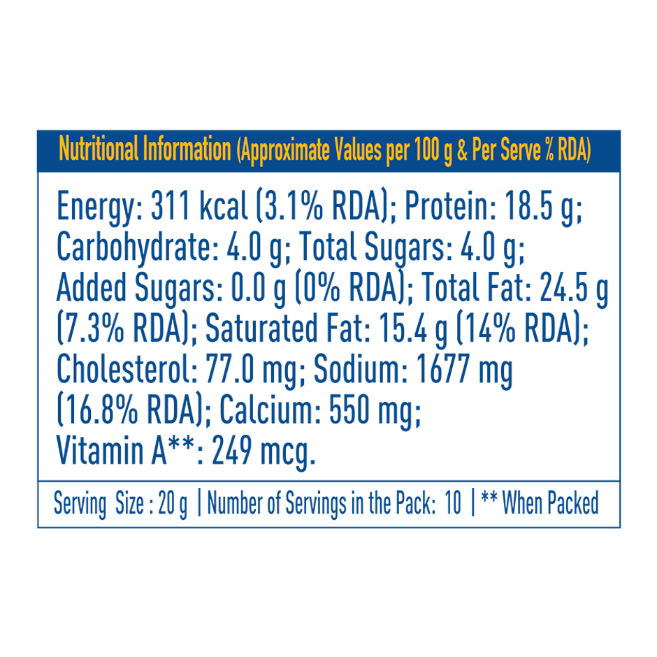 Mother Dairy Cheese Block