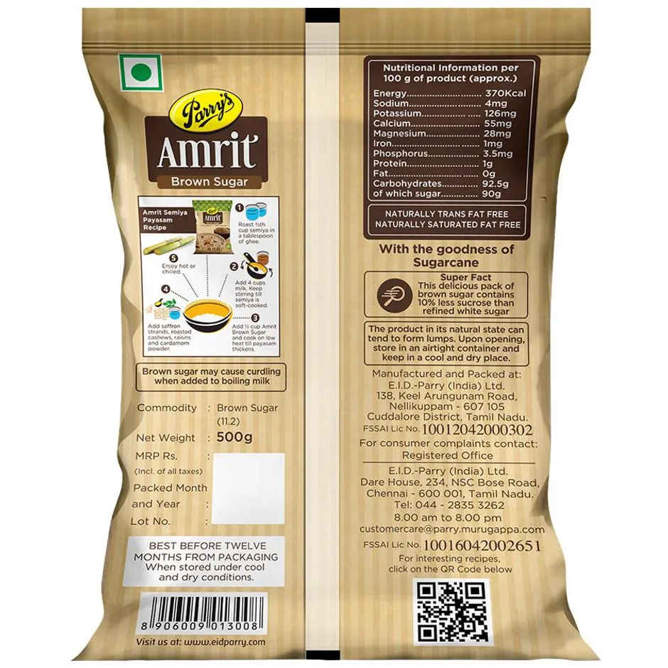 Parrys Amrit Brown Sugar Combo