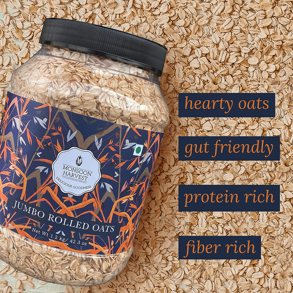 Monsoon Harvest Jumbo Rolled Oats
