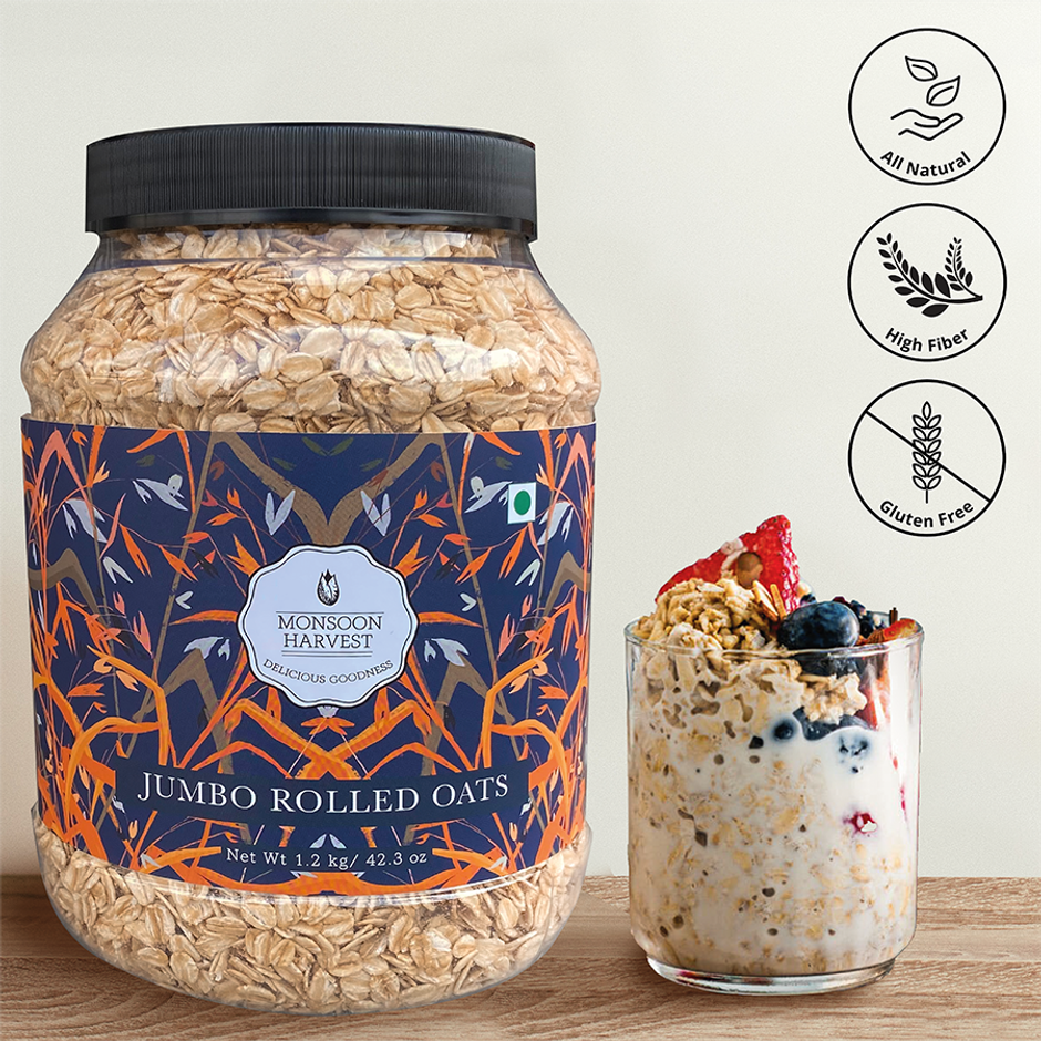 Monsoon Harvest Jumbo Rolled Oats